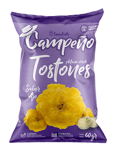 Plantain Tostones Garlic Flavor