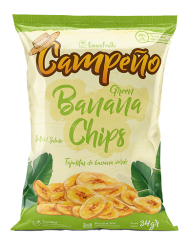 Green Banana Chips Natural Flavor